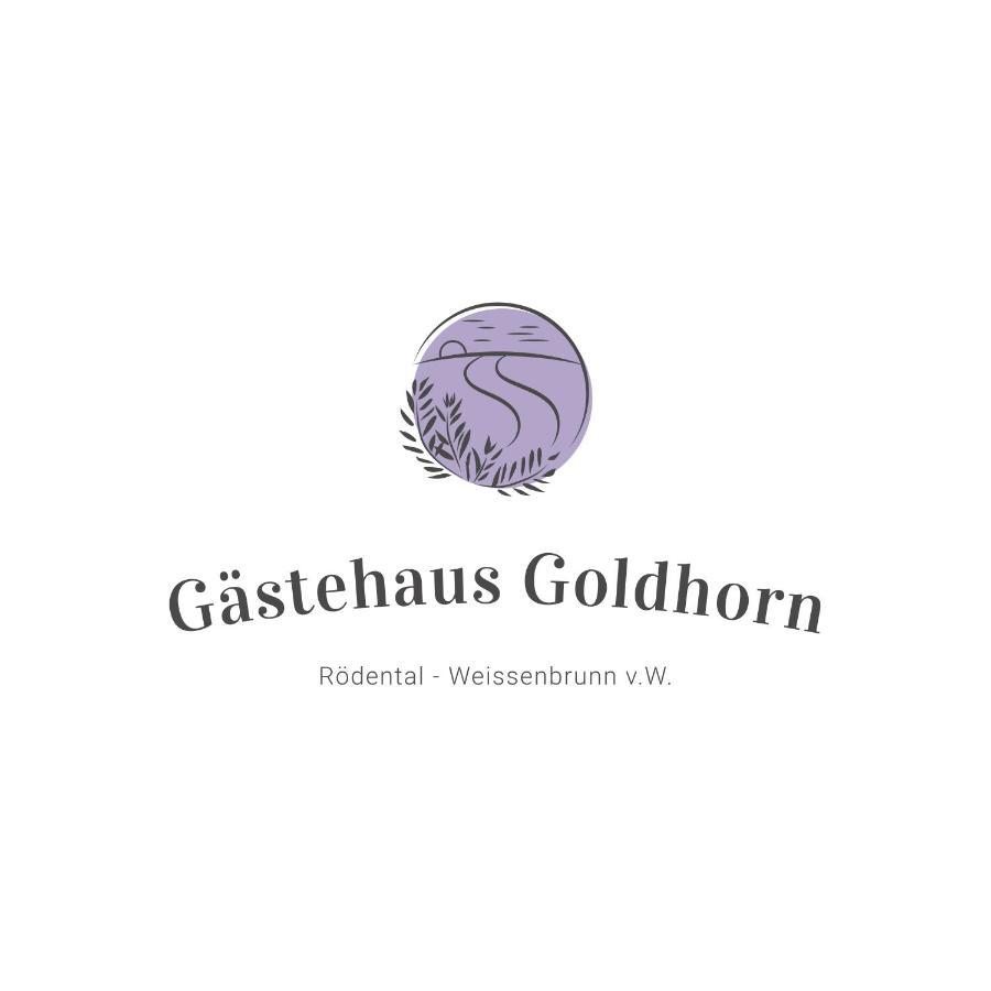 Hotel Gaestehaus Goldhorn Rödental Esterno foto
